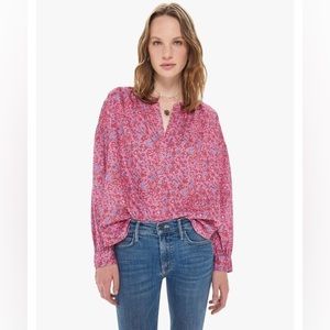 Xirena Romi Blouse pink floral M